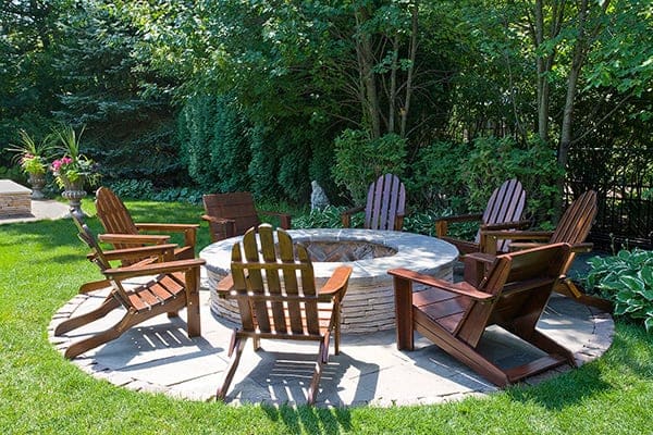 kenilworth flagstone firepit