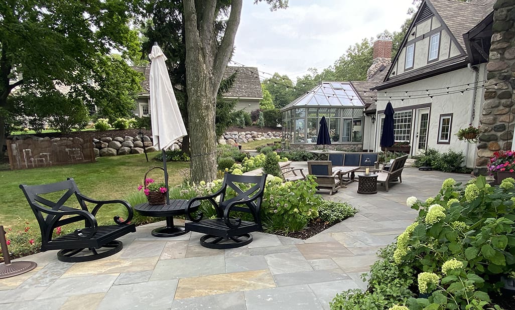 delavan wisconsin bluestone patio by van zelst