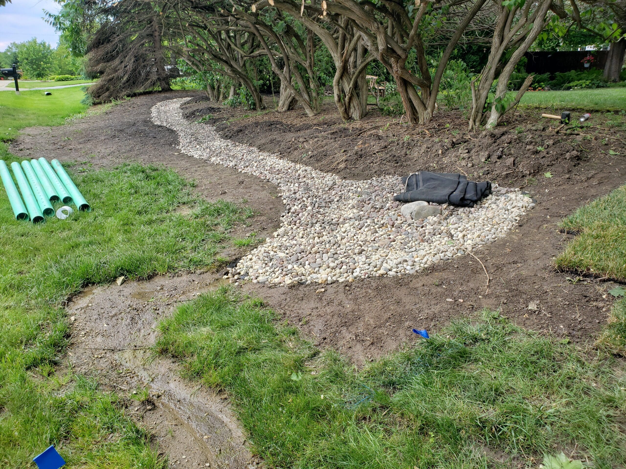 north shore yard drainage